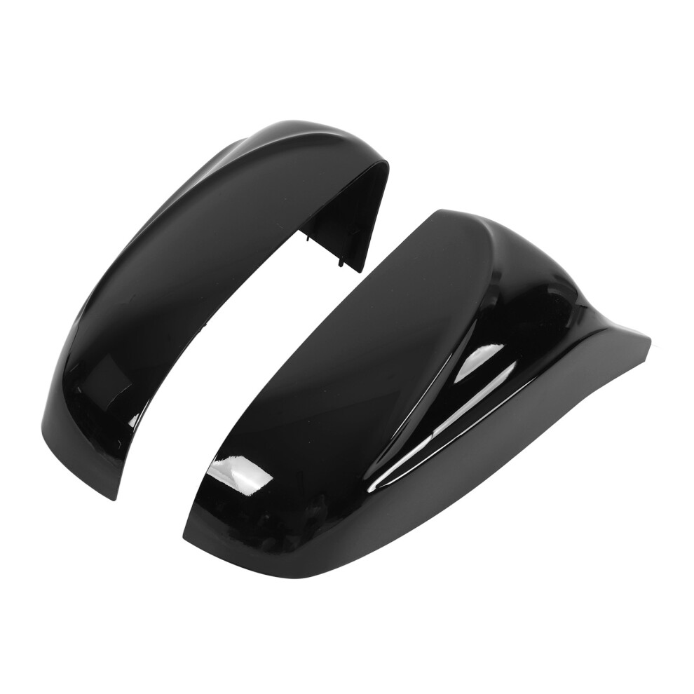 2Pcs Glossy Rearview Mirror Cover Caps Fits E70 X5 2007-2013 Black 8701391306178