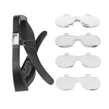 5-fach vergrößerndes Headset Weiß, 18,5 17,5 3 cm, 300 mAh