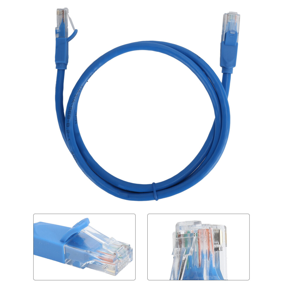 1M Cat6 Ethernet Jumper Rj45 Blue 7340572661555