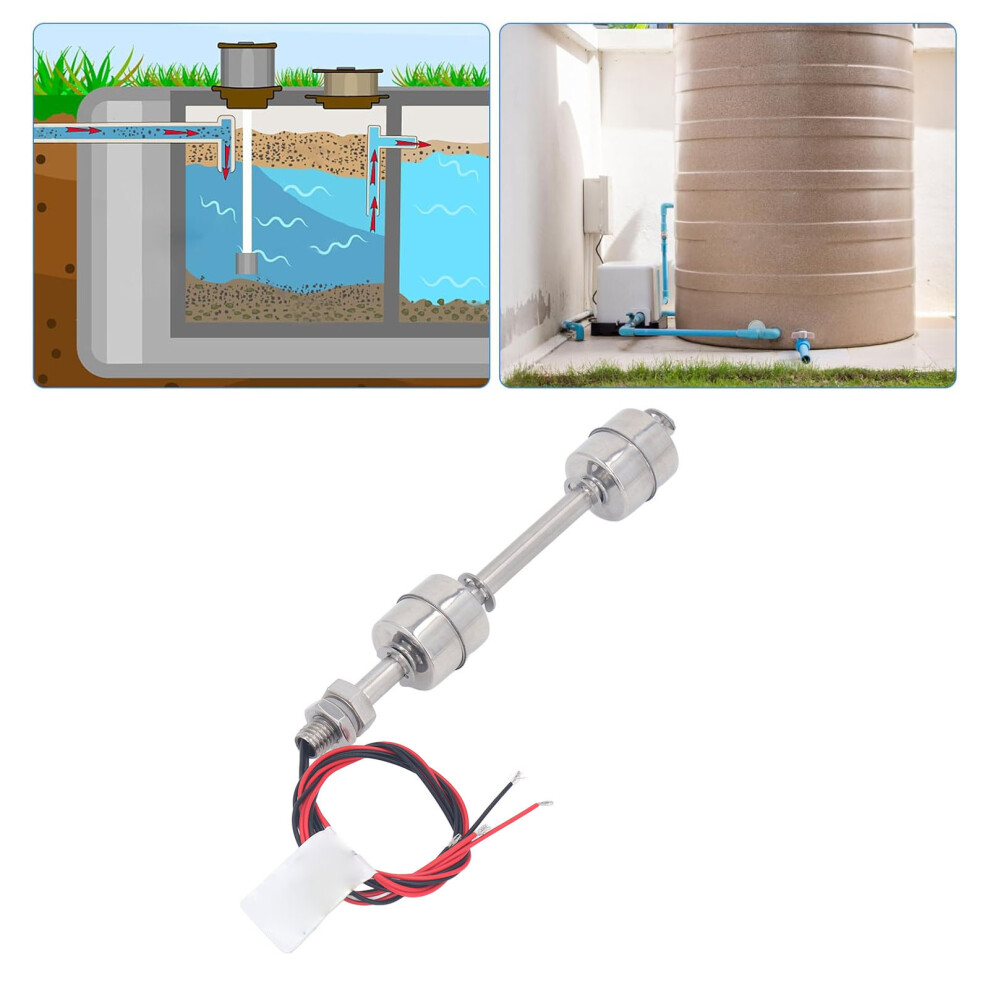 Water Level Sensor Float Switch 150Mm Stainless Steel High Sensitivity 0Â220V 5071391307790