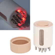 Electric Hair Oil Applicator 15ML Red Lighting Microcurrent Vibrating USB Rechargeable
