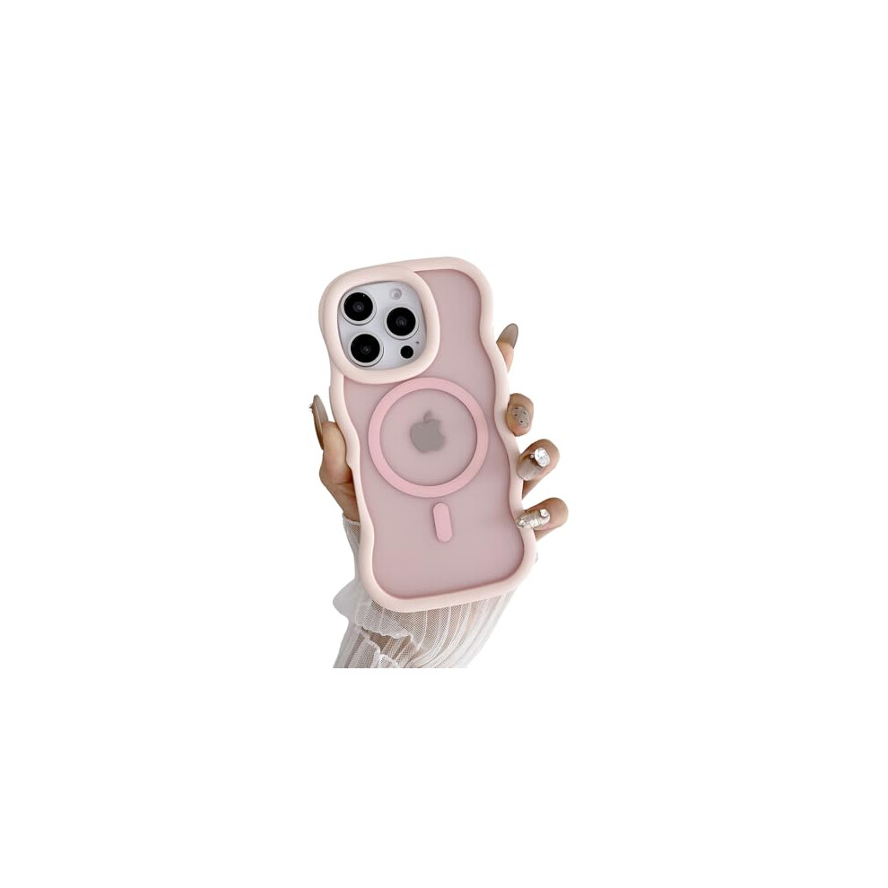 Case For Iphone 13 Magsafe Compatible Slim Shockproof Tpu Cover With Camera Lens Guard Pink 9771547624868
