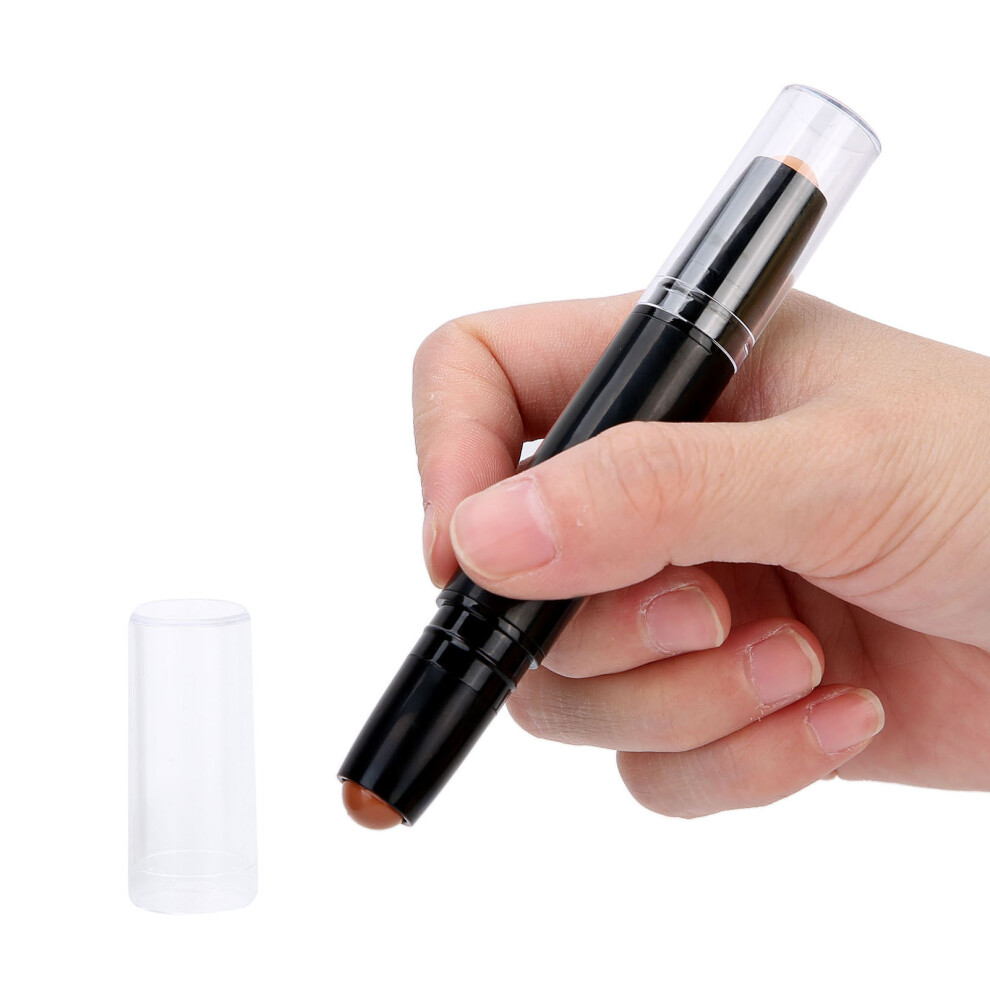 Dark 3.6G Double-Head Contour Stick For Face Highlight & Contour, Natural & Coffee