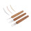 Professional Dreadlock Crochet Hook Set 0.5mm Bamboo Alloy Portable Tool 1