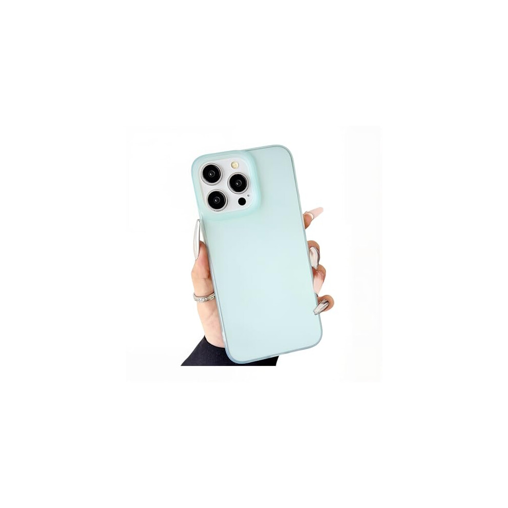 Mint Silicone Case For Iphone 16 Pro Max, Matte Transparent Shockproof Cover With 360 Drop Protection And Raised Camera Edges 9771547624912