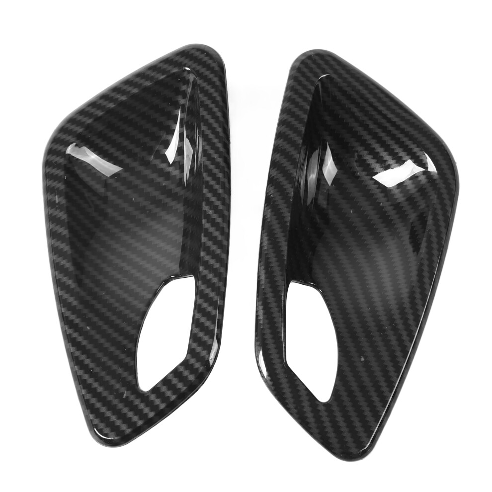 2Pcs Car Door Bowl Handle Cover For 3 Series E90 2005-2012 Carbon Fiber 7891391308881