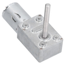 Self-Locking M6 Gear Worm Motor 50mm Shaft 12V 10rpm