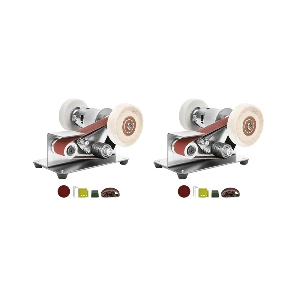 2X Eu Plug,Belt Sander,Adjustable Speed Electric Knife Sharpener,15Degree Belt Grinder,Power Belt Sander For Woodworking 6032783437111