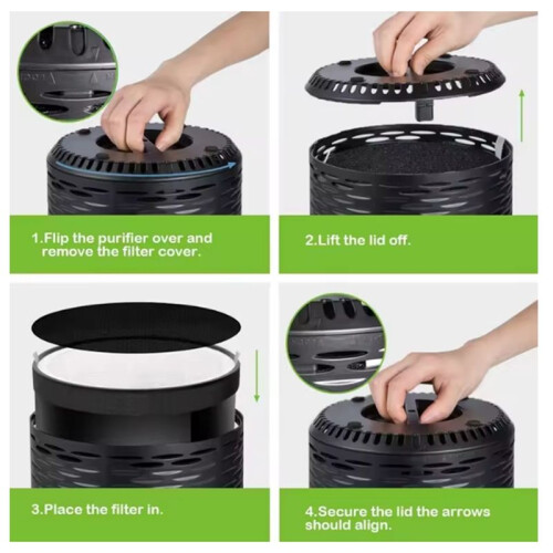 PM2.5 Hepa Filter for Levoit Air Purifier -H132 Activated Carbon Filter -H132 Levoit Air Purifier Filter -H132 2