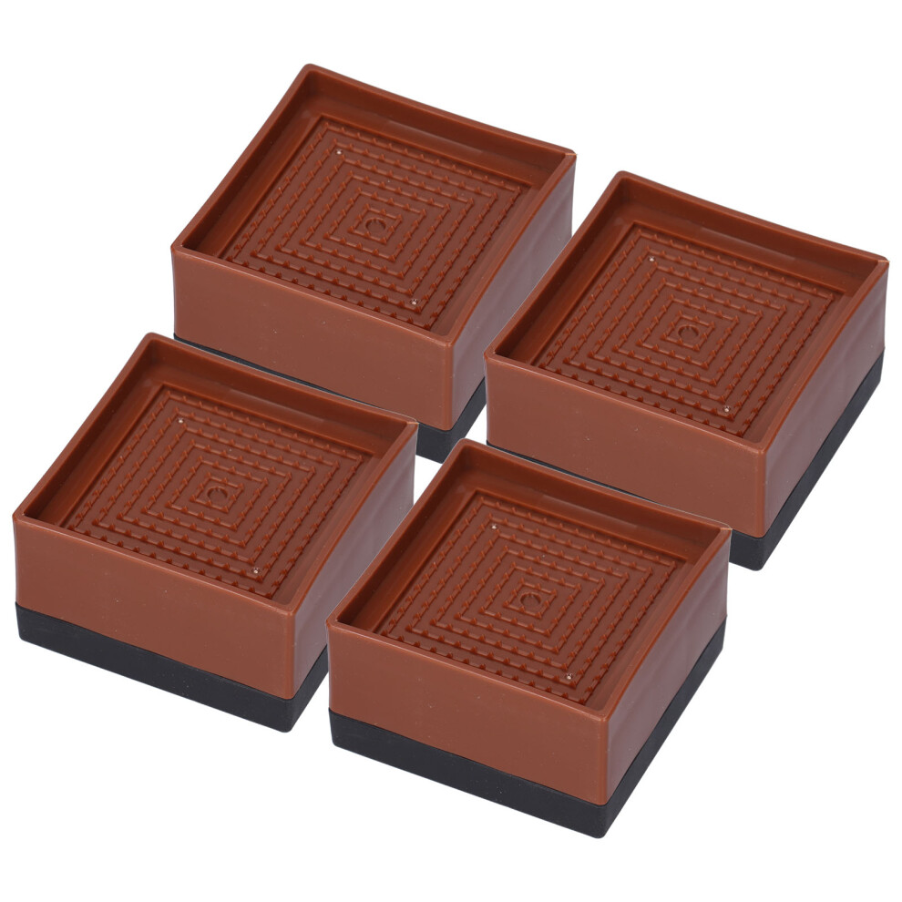 4Pcs Non-Slip Furniture Feet Pads, 8.5X8.5x4.8cm, 4Cm Height 4991391311942