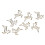 20Pcs Deer Shape Iron Paper Clips Rustproof Lightweight Colorfast for Office 1