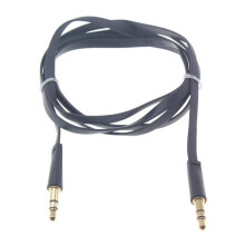 Aux Cable 3.5mm Male to Male Stereo Audio Cable 3ft Tangle‑ Flat Design for Car and Speaker