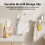 Wall Mounted Snap Lock Clamp - Kitchen & Bathroom Organizer 2