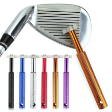 Golf Sharpener with 6 Heads, Re-Grooving Tool & Cleaner, Stainless Steel & Aluminum, 11.121.2cm
