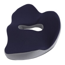 49  41  15 cm Memory-Schaum-Sitzkissen - Dunkelblau