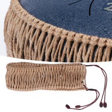 Rattan Rope Handpan Decoration for Steel Tongue Drum 13 Tone Braided Woven Ring