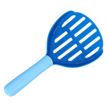 Deep Blue & Light Blue Cat Litter Scoop, Plastic, 22.7cm