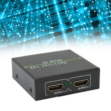 4K HDMI Splitter 1 Eing, 2 Aus Aluminiumlegierung 30Hz 3,2 Gbps