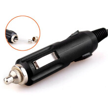 2X 12V Car Charger Power Cable Universal 5.5X2.1Mm for Car Lighter Built-in 3A Fuse with Indicator Light