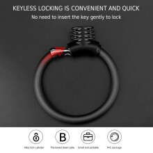 Secure Bike Cable Lock 12mm