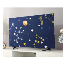TV Dust Cover 65in AntiStatic Stretch Fabric Screen Protector DustProof Universal Fit for Flat Monitor
