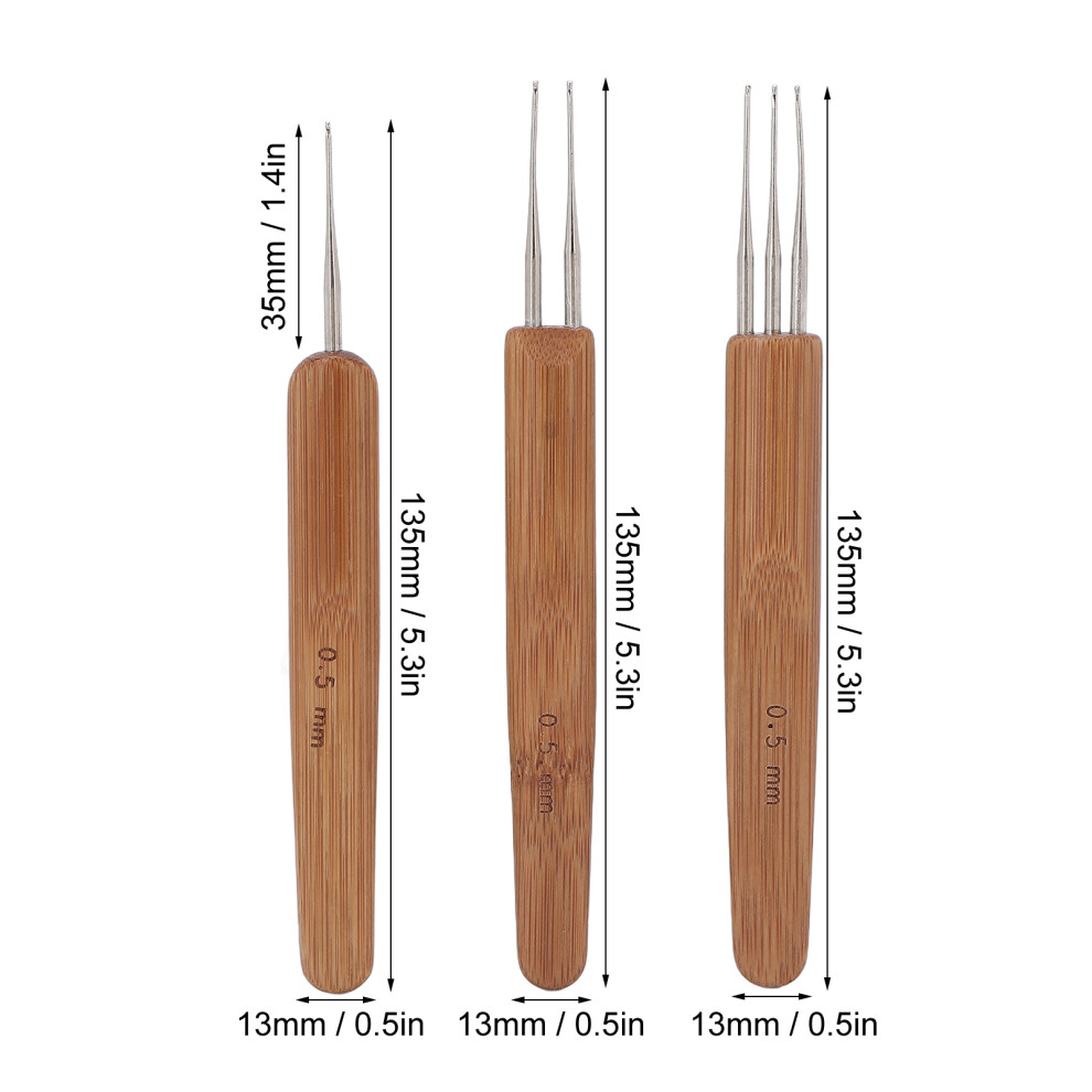 Professional Dreadlock Crochet Needle Set
