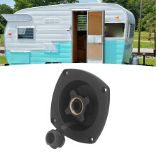 RV Wall Mount Water Inlet Black 85mm Quick Connector for Trailer Boat