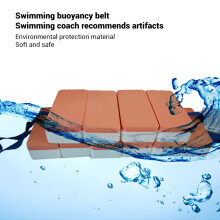 EVA Swimming Float Kids & Adults Adjustable Waist Belt Orange 115cm