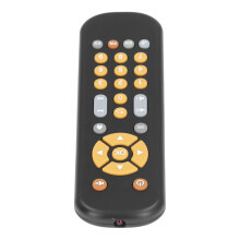Baby TV Remote Control Toy with Music, Safe, Fun, 16.5x5cm, Black