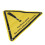 Triangle Lockout Sign Polyester 16mm Edge Hole 12