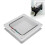 Small Plastic Cat Lock Security Flap Door for Pets, White, M 12
