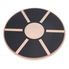 Wooden Round Balance Plate for Adults, Yoga, Okoume Wood