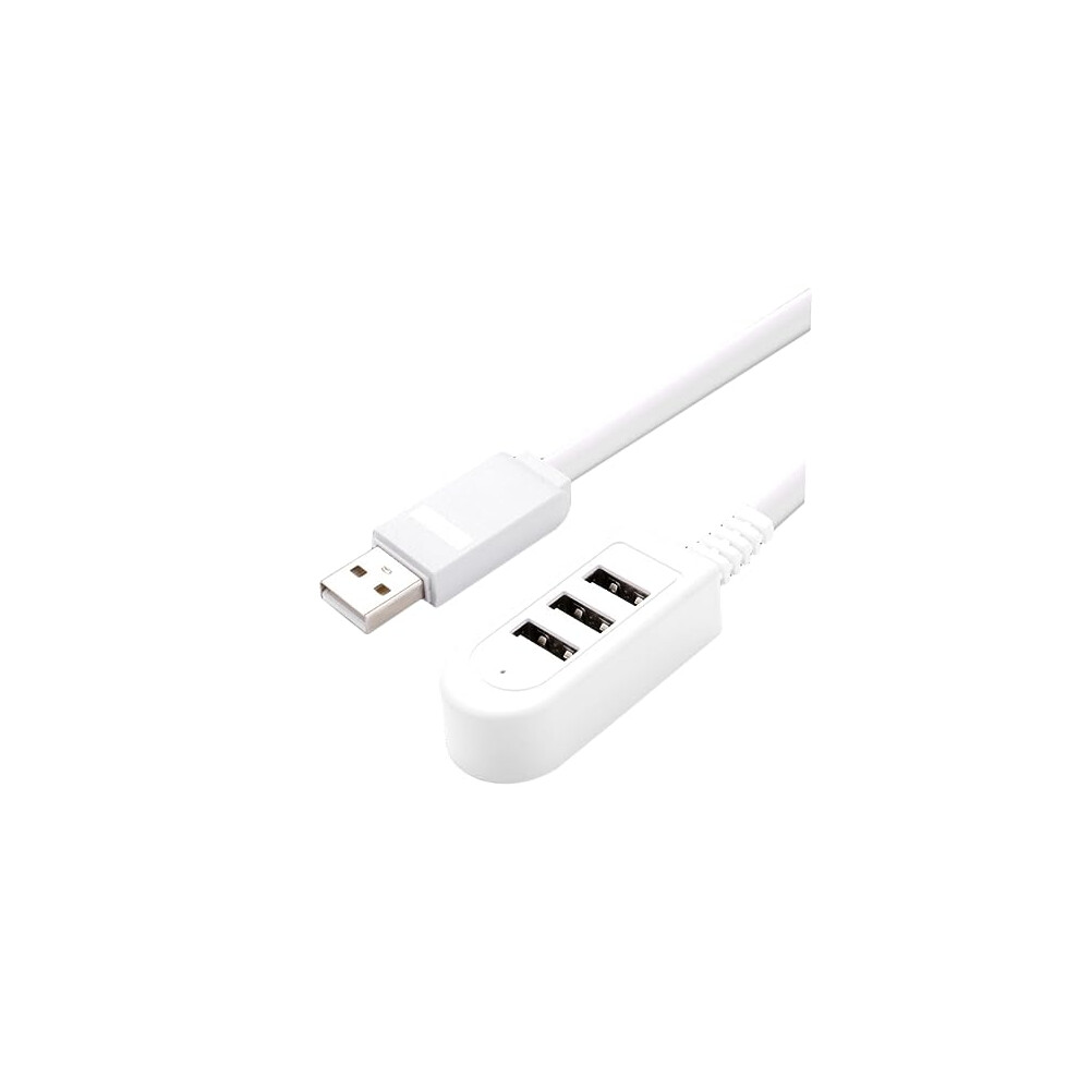 3 Port Usb Charging Hub, Fast Multidevice Charger With Extension Cable For Travel And Laptop 9771547625964