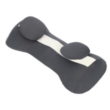 Lendenstützkissen 55  25,5 cm dunkelgrau 2 Stück