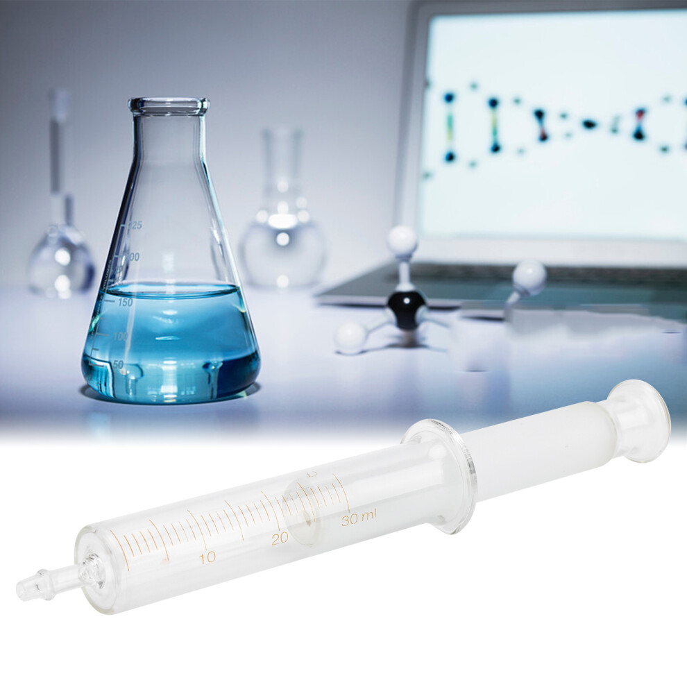 30ml Glass Glycerin Syringe Reusable Liquid Feeding Enema Biological Equipment