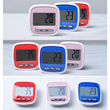 3D LCD Pedometer 99.999 Schritte, 50x50x25mm Clip-On