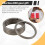 Titanium Key , Quick Release Side-Pushing , Super  Key Organizer, Outer Diameter 30MM, 5PCS 7