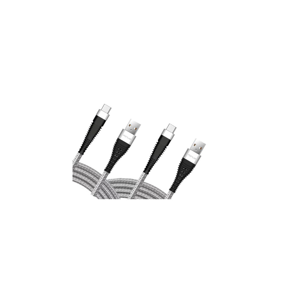 Usb C Fast Charging Cable 6Ft And 10Ft Braided Cord For Android Phones, Durable 18W Usb A To C 9771547626039