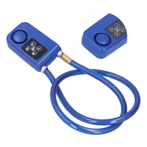 Waterproof 110dB Alarm Lock with Remote Control, 4-Digit, IP55 2