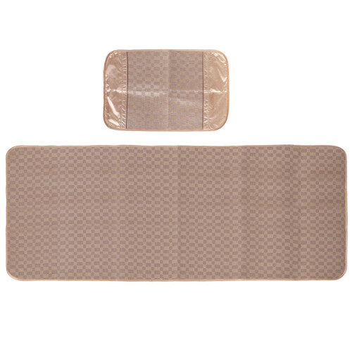 Folding Summer Rattan Sleeping Mat 195x100cm Cooling Couch Bed 1