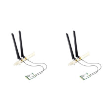 2X MT7921 WIFI6 Desktop Computer Laptop Built-in Wireless Network Card 2.4G 5G Gigabit Network Card M2 5.2 BT