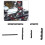 12X Universal 7mm 8mm for  Wire Separator Divider Ignition Lead Wire Divider Separator Clip Black 5