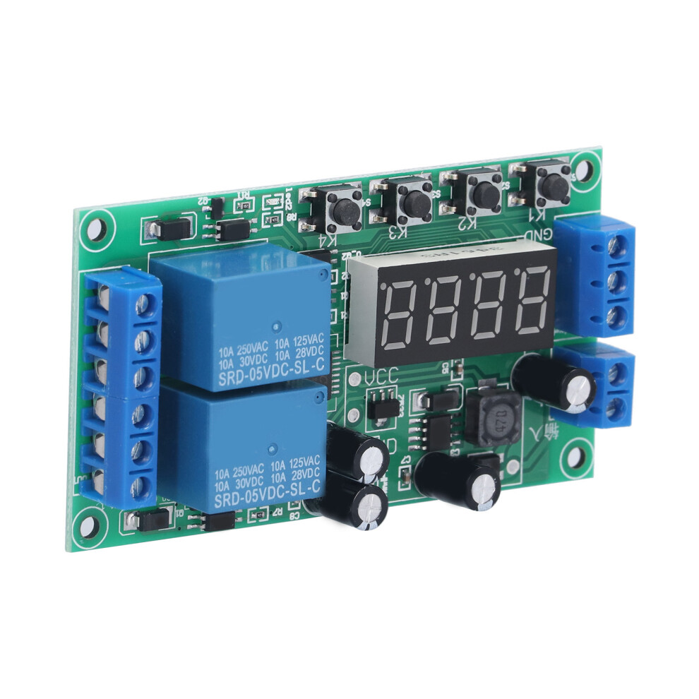 Yf-7 2 Channel Pulse Trigger Delay Relay Module 7-30Vdc 6941391323702