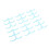50PCS Light Green 16mm 3-Ring Comb Binding Spines for A4 Reports 2