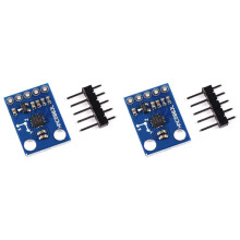 2X GY-273 HMC5883L Trippelaxlig Kompassmagnetometer Sensormodul 3V-5V Treaxlig Magnetfältsmodul för