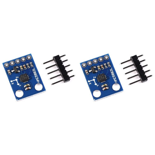 2X GY-273 HMC5883L Triple Axis Compass Magnetometer Sensor Module 3V-5V Three Axis Magnetic Field Module for