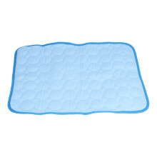 Atmungsaktive, faltbare Hundekühlmatte für kleine und mittlere Hunde und Katzen 50x40cm Blau S