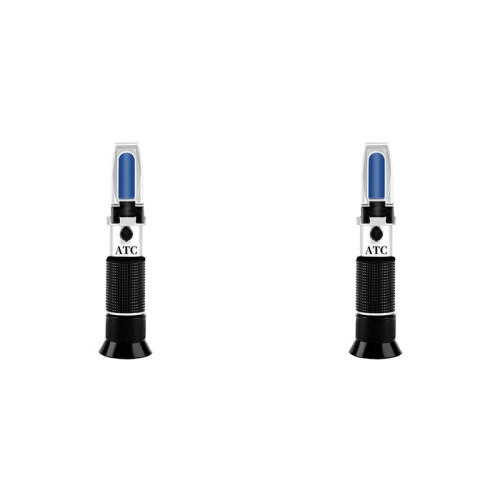2X Wine Tester Handheld Refractometer Sugar Content Tester Sugar 0-40% Alcohol 0-25% Alcohol Tester