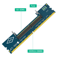 2X Laptop DDR5 Speicher zu DDR5 Desktop Speicher Adapterkarte SO DDR5 zu DDR5 U-DIMM Konverter