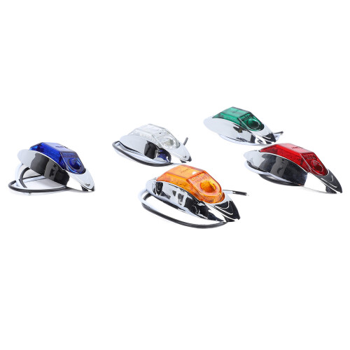 5 Pcs LED Side Marker Light Set, 2W IP67, DC10-30V, Multi Colors 1